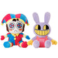 The Amazing Digital Circus Pomni Jester Clown Plush Toy Soft Stuffed Cartoon Doll Home Decor Throw Pillow For Adult Collection