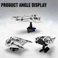 1006Pcs MOC-21802 Snowfighter Space War Starship Building Blocks, Movie Replica Space Battleship Spaceship Model, Poseable Display Collection Brick Toy, DIY Assembly Gift for Adult Sci-Fi Collectors Set Toy Building Blocks Gi