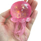 Kawaii Jellyfish Maltose Squishy Toy Super Soft Colors Cute Jellyfish Modeling Stress Relief Relax Fun Toy for Friends Gifts