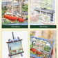 Rolife Red Boats Wooden 3D Puzzle 219 PCS DIY Wall Art Building Model Kit with LED Light for Home Decor Desktop Decor Wall Decor Gift for Adults Kids Friends