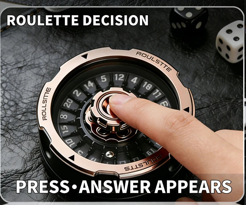 0 Sided D20 Lucky Rotating Wheel Fidget Toy Anti Stress Anxiety Relief EDC Hand Spinner Desk Gadget DND RPG Table Game Gift