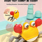 Auto-Sensing Escape Crab Toy – Crawling Baby Obstacle Avoiding Pet