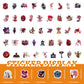 100pcs Cartoon Hazbin Hotel‌ Anime Stickers for DIY Scrapbooking Stationery Handbook Phone Water Cup Luggage Waterproof Sticker