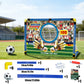 1PC Soccer Goal Set with Inflatable Ball, Parent-Child Interactive Toy, Soccer Shooting Training, 23.62×11.4 Inches