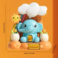 Baby children's water toys, suction cups, turning around, baby elephant water wheel, bathroom shower, male and female baby bath
