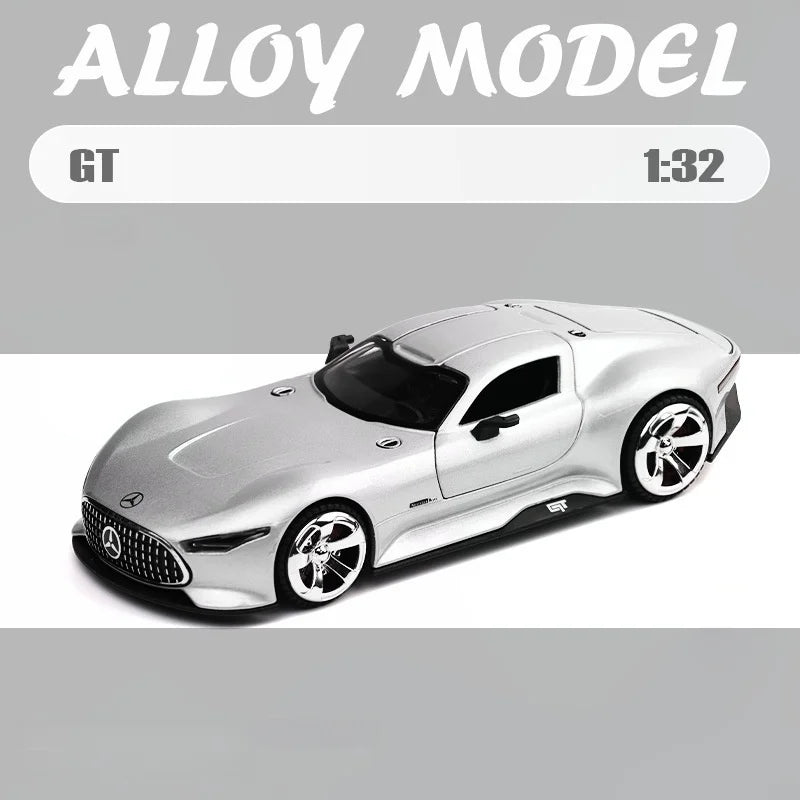 1:32 GT Super Concept Car Diecast Metal Alloy Model Car Hobbies High Simulation Collections Ornaments Boyfriend