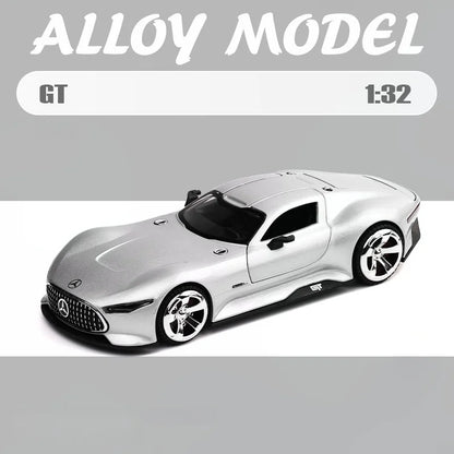 1:32 GT Super Concept Car Diecast Metal Alloy Model Car Hobbies High Simulation Collections Ornaments Boyfriend