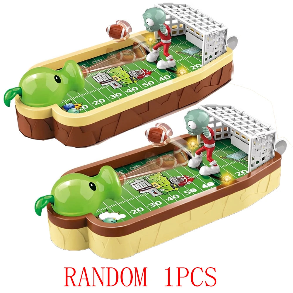 Plants vs Zombies Competitive Battle Series Fans Table Football Game Character Ornaments Interactive Game Toys Holiday Gift