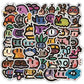 100pcs Pokemon Kawaii Stickers Old School Sticker Charmander Pikachu Psyduck Artist Work Gifts for Kids for Bike Guitar Laptop