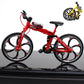 1:8 Mini Model Alloy Bicycle Diecast Simulation Metal Adult Finger Mountain Bike Toy Die-cast Collection Gifts Toys Children