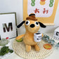 25cm This Is Fine Meme Coffee Dog Plush Toy Soft Stuffed Doll Stuffed Plush Animals Kids Toy Gift for Children Boy Birthday