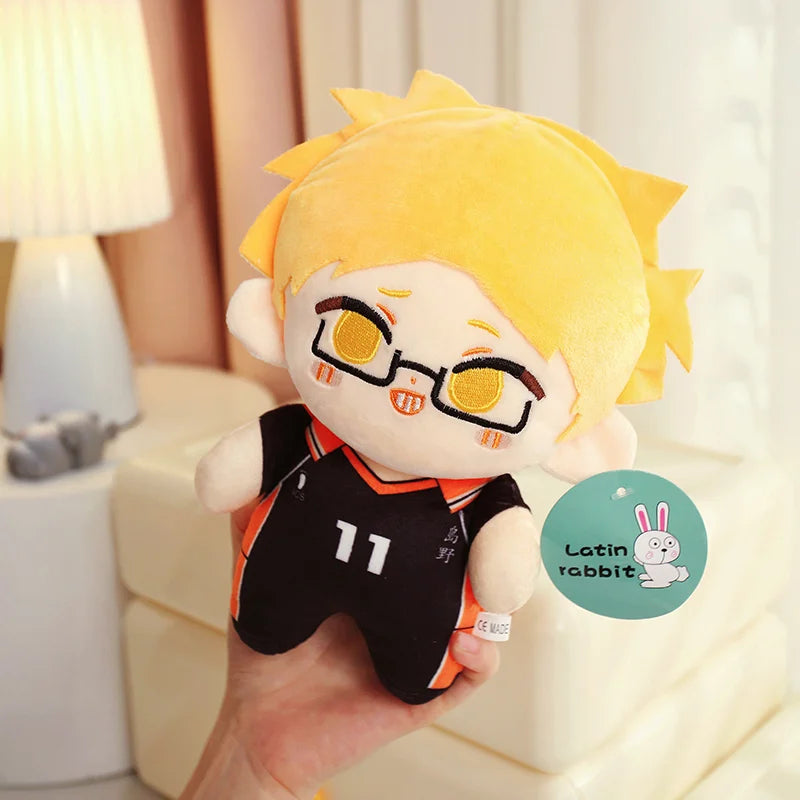 26CM Cute Cartoon Haikyuu Plush Toy Kuroo Tetsurou Oikawa Tooru Kei Tsukishima Tobio Kageyama Volleyball Stuffed Doll Gifts
