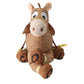 New Cartoon Horse Stuffed Plush Doll 25cm Cute Animal Soft Plush Toy Desktop Ornament Perfect Birthday Holiday Gift For Girls