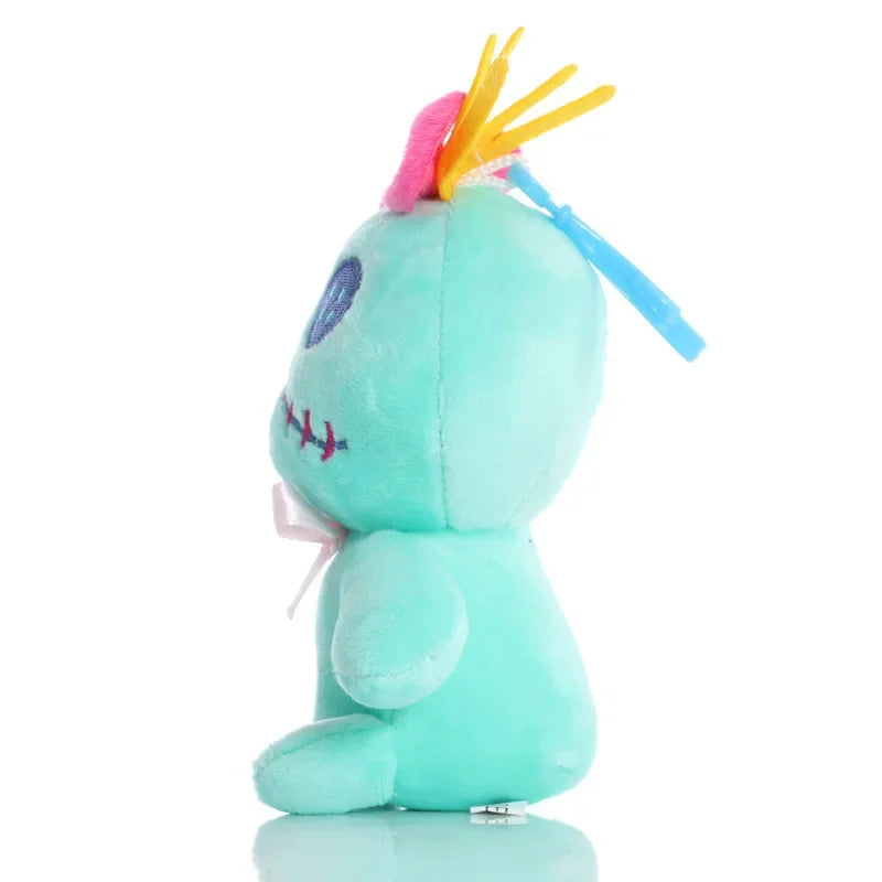 15/22cm Scrump Plush Toys Pendant Cartoon Lilo and Stitch Plush Toys Soft Stuffed Kawaii Green Doll Xmas Gift For Boys