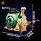 HUIQIBAO MOC Snail Insect Model Building Block Phone Bug Series Bricks Set Construction Toy For Children Desk Home Decoration