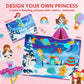 JOYFY Foil Art Kit Arts & Crafts Supplies Mess Free Coloring Foil Foam Stickers Creative Travel Toys for Kid Birthday Gifts