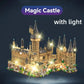 Magic Movie Castle School Micro Building Blocks Street View Architecture MOC Architecture Scenery Toy Christmas Birthday Gifts