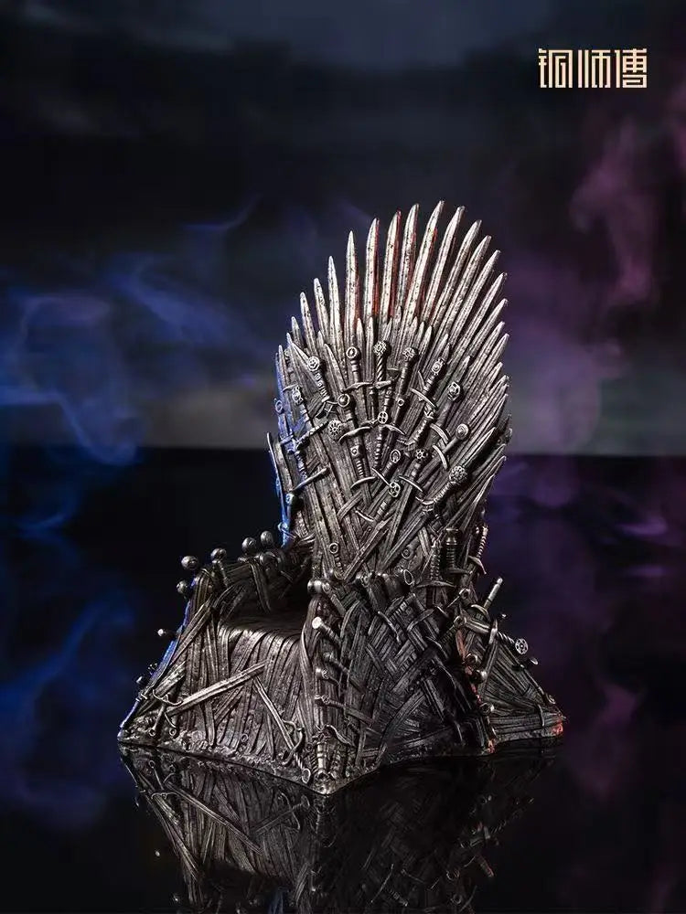 Song of Ice and Fire Iron Throne Statue Movie and Tv Merchandise Game of Thrones Throne Desktop Decoration Gift