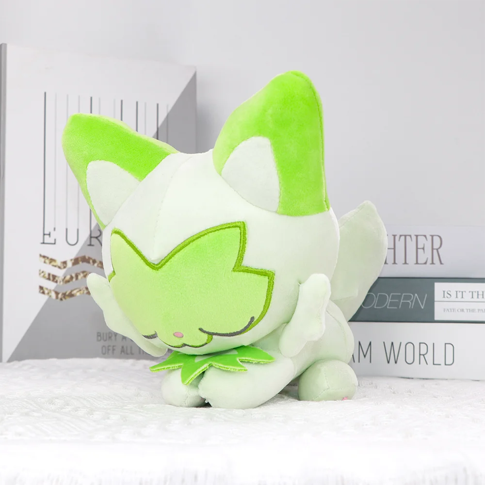 Sleeping  Pokemon Plush Gengar Charizard Sylveon Sprigatito Pamo Fuecoco Stuffed Doll Peluche Toy Gift 18-27cm Length