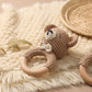 Baby Toys Crochet Animal Rattle Cartoon Music Rattle Toys for Baby Kawaii Teether Rattle Baby Toy 0 12 Months Montessori Toys