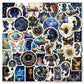 50pcs Retro Astronomy Universe Planets Stickers Galaxy Moon Astrology Aesthetic Decals Sticker for Suitcase Phone Notebook