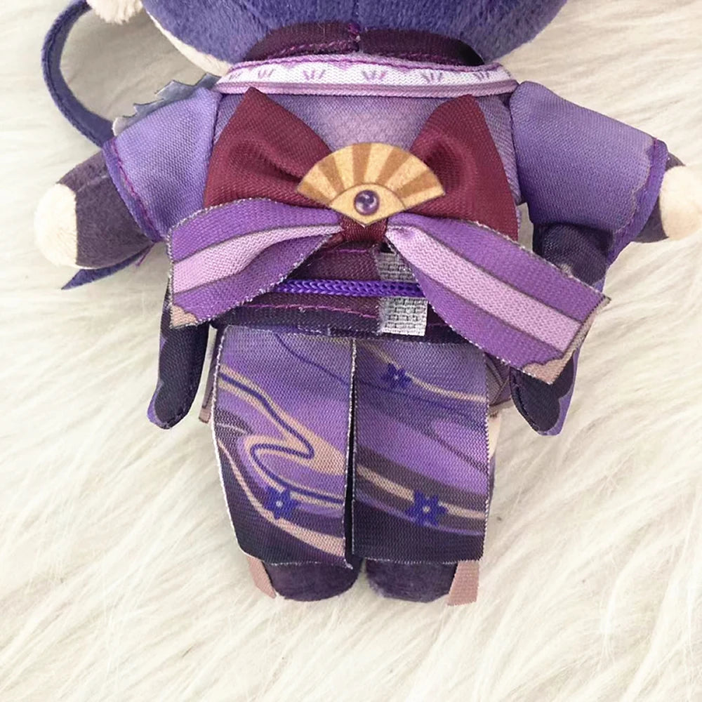 20cm Anime Game Genshin Impact Raiden Shogun Plush Doll Pillows Cosplay Cartoon Props Accessories