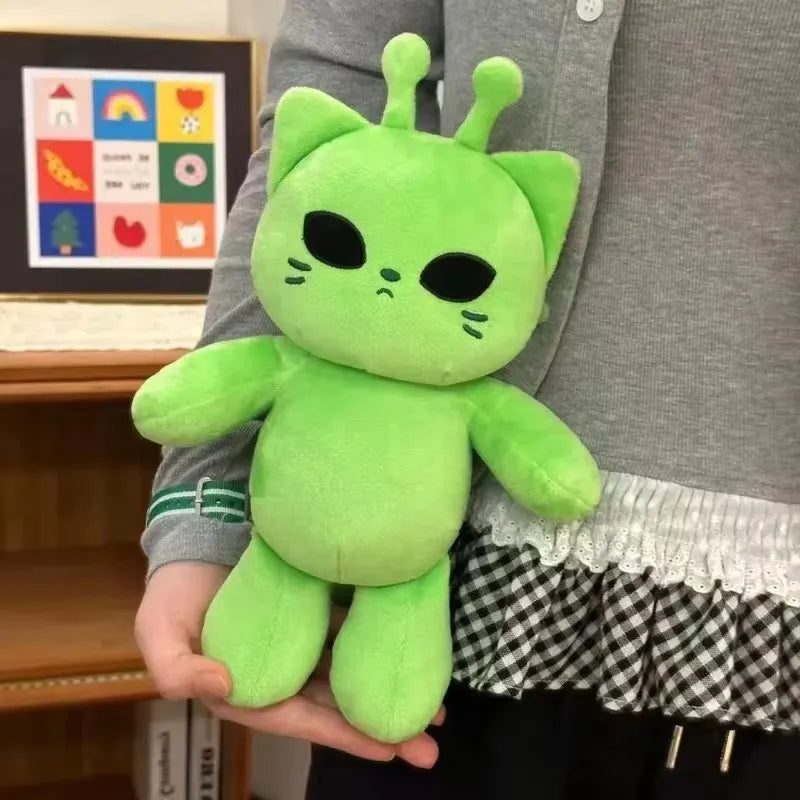 Cute Alien Cat Plush Toy Super Soft Plushie Dolls Kawaii Stuffed Animal Pillow Home Decor Couple Gift for Child