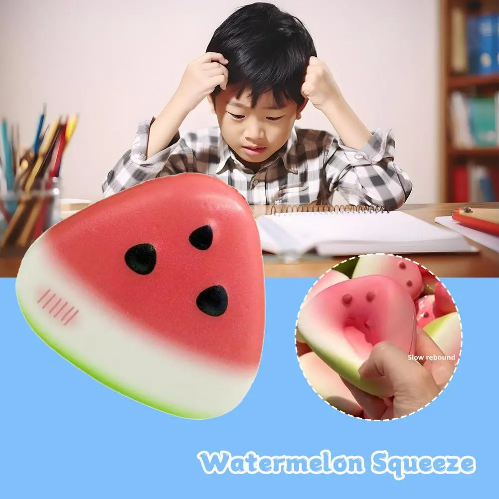 Watermelon Anti Stress Squeeze Toy Slow Rising Squishy Sensory Toy Gift Squishy Stress Reliever Squeeze Toy Stress Relief Toys