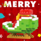 HUIQIBAO Children Mini Christmas Tree Santa Claus Model Micro Bricks Building Block DIY Snowman Elk Bricks Toys for Adult Gift
