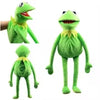 Kermit Frog Hand Puppet Doll Schoolbag Green Plush Toy Big Abdominal Language Performance Props