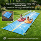 Extra Long Double Lane Inflatable Water Slide 2 Person Large Size Outdoor Backyard Pool Summer Water Play Toy for Family