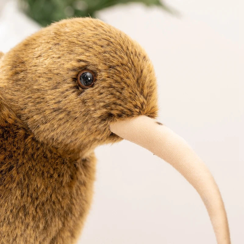 12/28CM Simulation Brown Kiwi Plush Toys Soft Stuffed Animal Doll Lifelike Bird Toys Kiwi Pillow Gifts