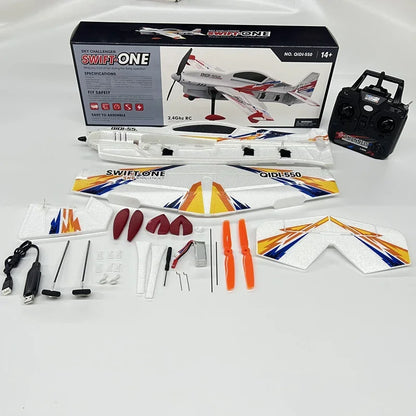 3D Stunt Glider RC Plane Brushless Motor 2.4G Remote Control Aircraft EPP Foam Flight Airplane Toys US Shipping