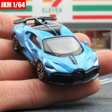 1/64 Bugatti Divo Toy Car 1:64 JKM Super Sport Vehicle Miniature Model Free Wheels Diecast Zinc Alloy Metal Collection Gift
