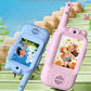 2PC Children's Video Walkie-talkie HD Walkie-talkie USB Charging Indoor Outdoor Entertainment Kids Toys Birthday Gifts Ages 3-12