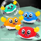 Double Force Walking Crawling Crab Tummy Time Baby Sensory Toys Infant Learning Crawl Development Babies Interactive Walking
