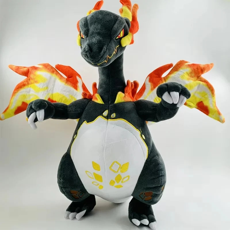 38cm Poke Charizard G-Max Wildfire Anime Cartoon Plush Toys Soft Pillow Cushion Room Decoration Doll Fans Collectible Gift