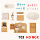 Dollhouse Miniature Accessories 1/12 Forest Family Home Furniture Collection Set Kitchen Cooking Pots For Children Girls Gift