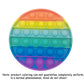 Push Pop Bubble Fidget Sensory Toy Stress Relief Toys Pack for Kids Adults Rainbow Anti-Anxiety Tools Office Stress Relief Toys