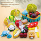 Children Toys Cutting Fruits and Vegetables Set for Kids Pretend Play Simulation Kitchen Toy Montessori Baby Toys for Girls Boys
