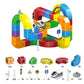 51/62/81/105//123/167PCS Magical Track Train Rechargeable 3D Building Tracks Cube Rails STEM Educational Toys Birthday Gift