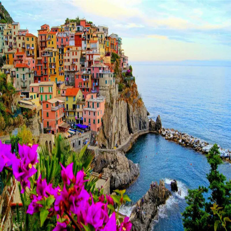 500 Pieces Jigsaw Puzzle Various Landscape Patterns Jigsaw Puzzle Educational Toy for Kids Children's Games Christmas Gift