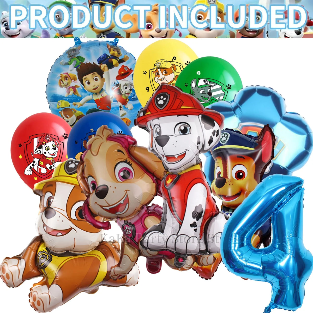 PAW Patrol Birthday Party Decoration Tableware Tablecloth Plates Cup napkin gift bag Balloons PAW Patrol Party Favors Supplies