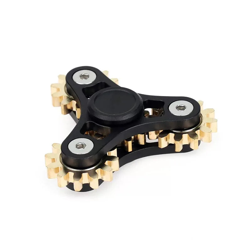 Mini EDC Gear Alloy Spinner Sprockets Gear Chain Gyro Delicateness Fidget Decompression Ring Toy Stress Relief Toys