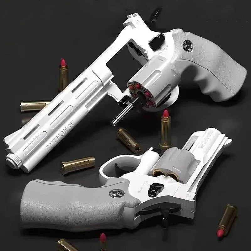 PP ZP5 357 Revolver Launcher Pistol EVA Soft Dart Bullet Toy Gun Airsoft CS Outdoor Shooting Game Weapon Kids Adult Gift