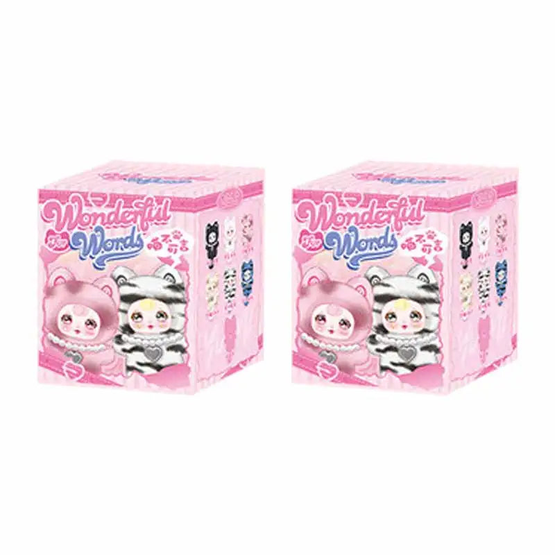 Baby Three Meow Too Wonderful For Words Series Plush Blind Box Cute Kitten Doll Backpack Pendant Keychain Doll Surprise Toy Gift