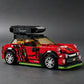 City Series Car Customization and Conversion: Travel Edition Building Block Model Car with Roof Rack—Educational Toy