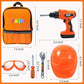 JOYFY 32PCS Kids Tool Set Pretend Play Toddler Tool Toys with Construction Backpack Costume for Boy Girl Birthday