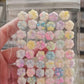50/100pcs Mini Cat's Paw Squishy Toy Silicone Cute Soft Colorful Cat Paw Mochi Stress Relief Squishy Fidget Toy