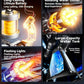 Gatling Rotating Electric Water Gun with Light-Up High Speed Continuous Shooting Powerful Water Blaster Summer Outdoor Toy